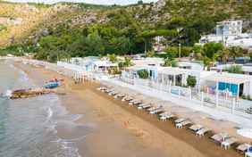 Der Strand beginnt direkt vor der Haustür